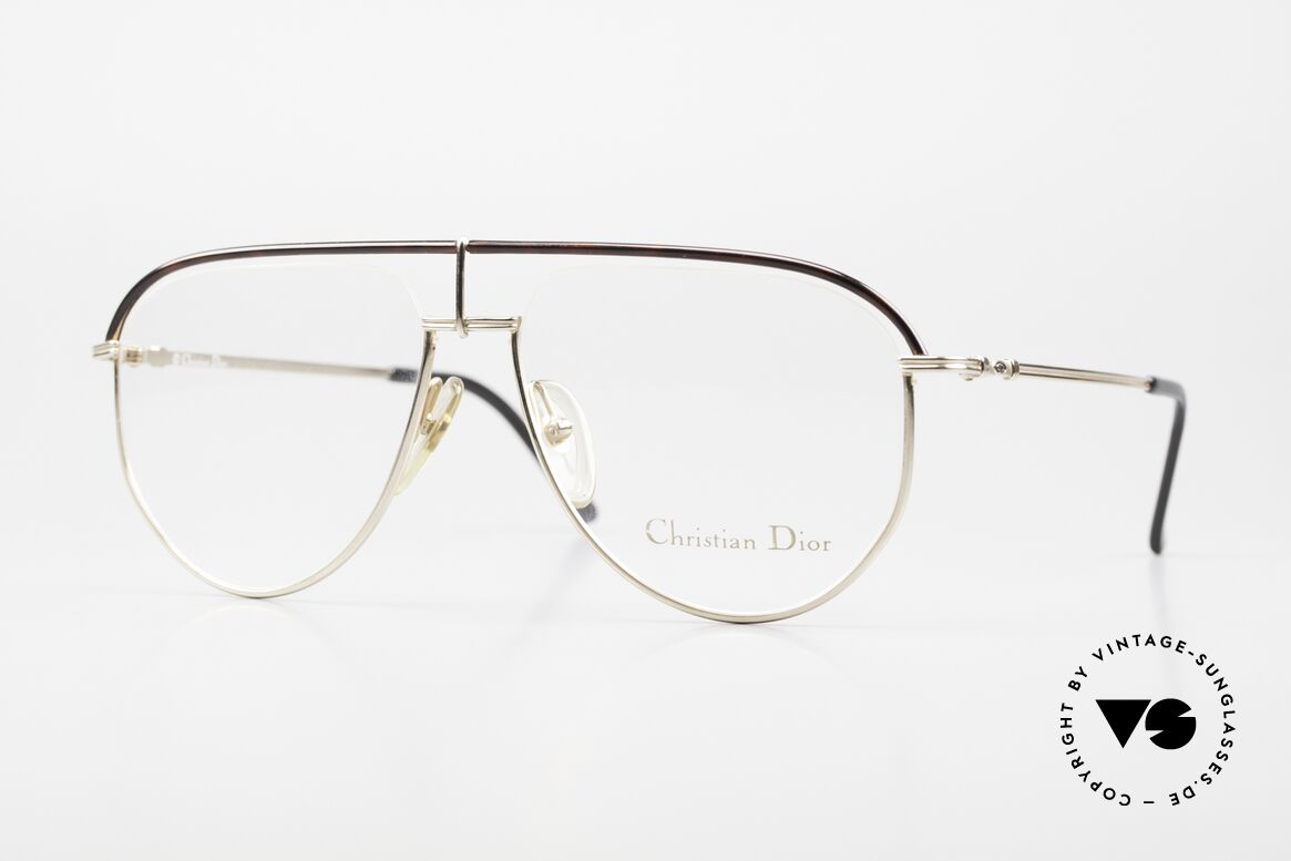 Christian Dior 2582 90er Vintage Herren Brille, vintage 80er Designer-Brillenfassung v. Christian Dior, Passend für Herren