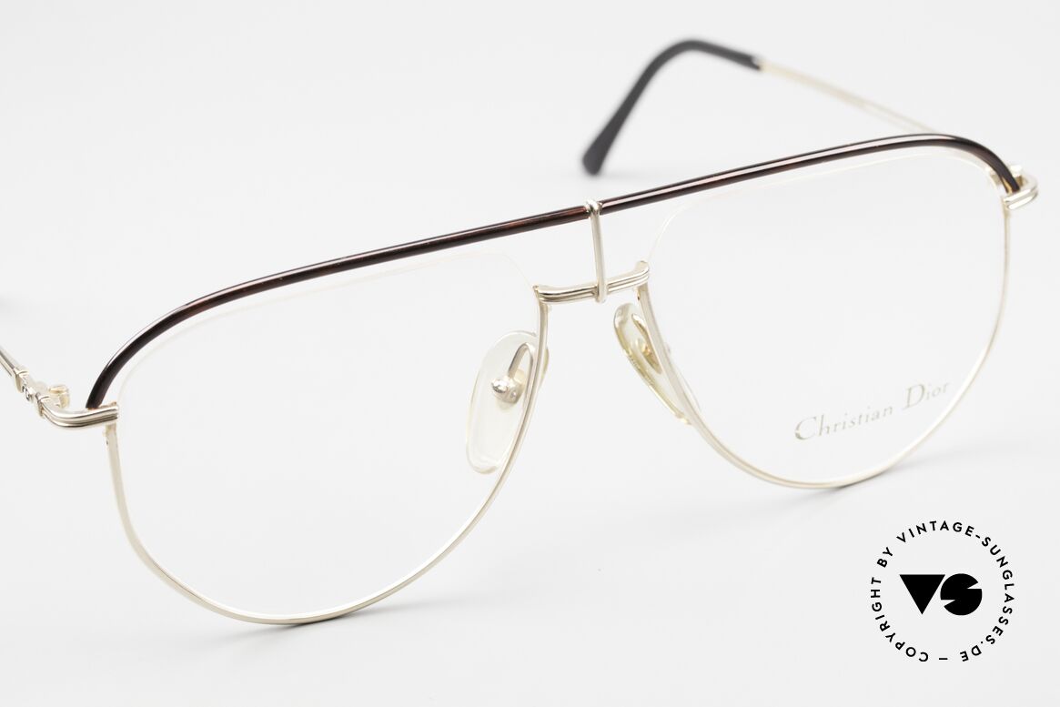 Christian Dior 2582 90er Vintage Herren Brille, enorm leicht & angenehm zu tragen trotz 59/16 Größe, Passend für Herren