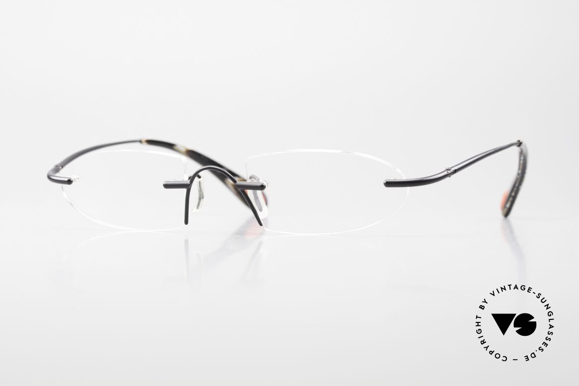 Bugatti 356 Odotype Randlose Designerbrille Rar, ORIGINAL high-tech Bugatti Brillenfasssung, Passend für Herren
