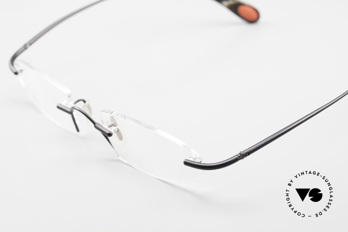 Bugatti 356 Odotype Randlose Designerbrille Rar, circa 20 Jahre altes Einzelstück; ungetragen!, Passend für Herren