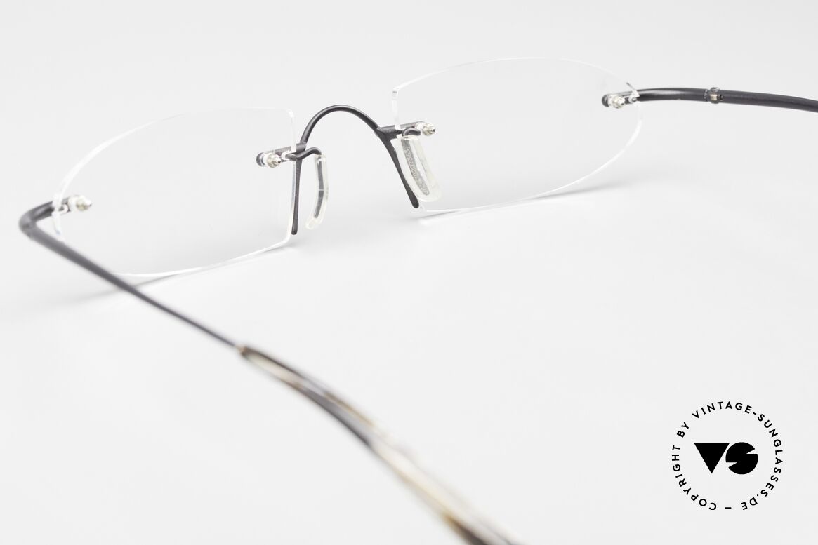 Bugatti 356 Odotype Randlose Designerbrille Rar, Größe: large, Passend für Herren