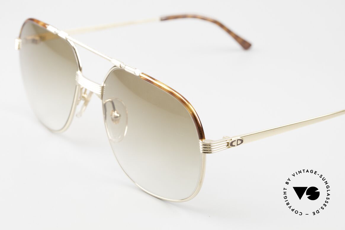 Christian Dior 2487 1989er Herrenbrille Large, 22kt hartvergoldet, monumental (muss Man(n) fühlen), Passend für Herren