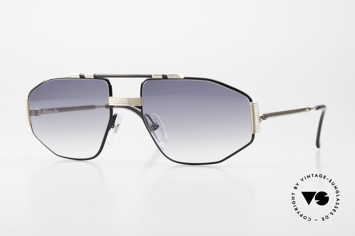 Christian Dior 2516 Vergoldete Vintage Brille 80er, markante Chr. Dior vintage Sonnenbrille von 1986, Passend für Herren