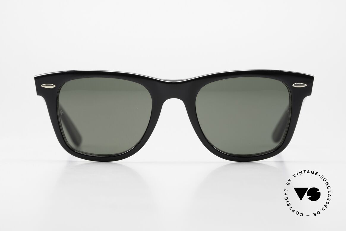 Ray Ban Wayfarer XS Sehr Seltene Kleine Variante, vintage Ray Ban Wayfarer B&L USA Sonnenbrille, Passend für Herren und Damen