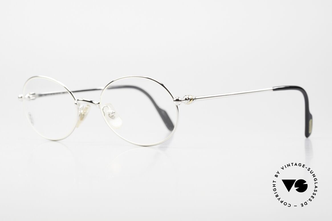 Cartier Saturne - M Platin-Plattierte Fassung 90er, Saturn = römische Gottheit & Planet d. Sonnensystems, Passend für Herren und Damen