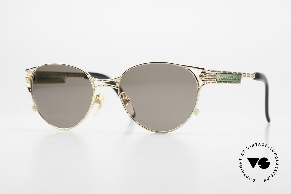 Jean Paul Gaultier 56-4179 Designer-ORIGINAL von 1994, einzigartige Jean Paul Gaultier Designer-Sonnenbrille, Passend für Herren und Damen