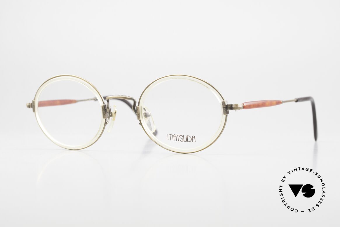 Matsuda 2834 Qualitätsbrille Made in Japan, orig. 90er Jahre vintage Designer-Brille von MATSUDA, Passend für Herren und Damen