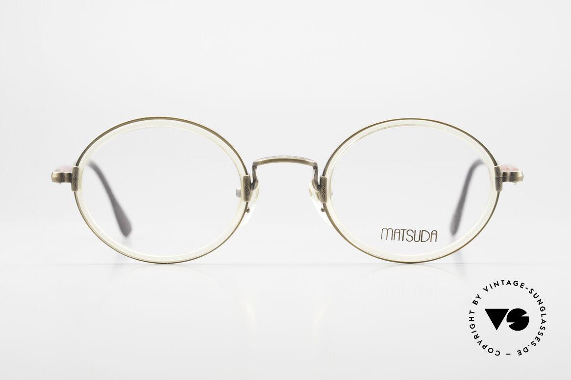 Matsuda 2834 Qualitätsbrille Made in Japan, MATSUDA: ein Synonym für aufwändige Handwerkskunst, Passend für Herren und Damen