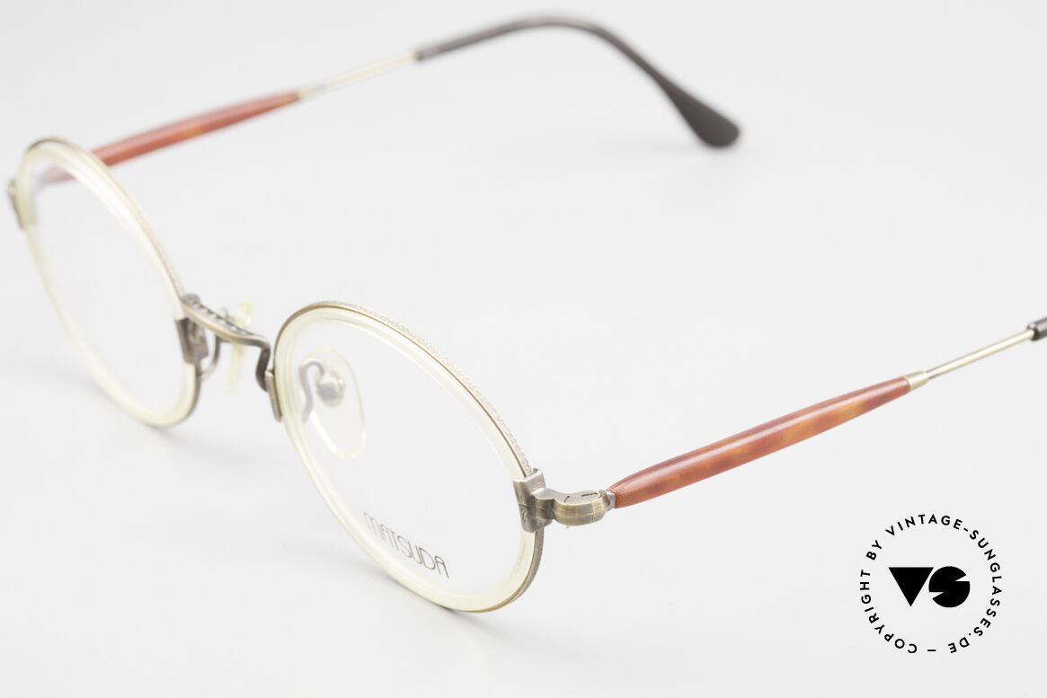 Matsuda 2834 Qualitätsbrille Made in Japan, komplette vintage Fassung mit sehr viel Liebe zum Detail, Passend für Herren und Damen