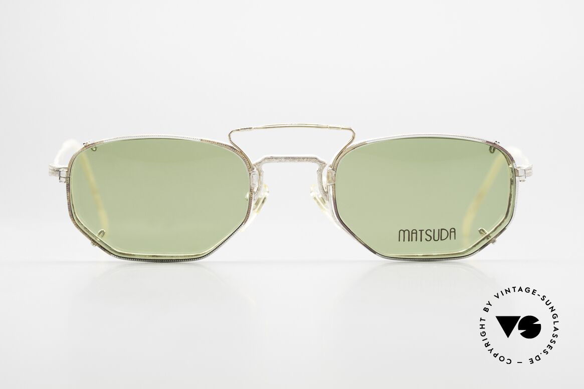Matsuda 2866 90er Vintage Brille mit Patina, vintage Matsuda Brillenfassung aus den 1990ern, Passend für Herren und Damen