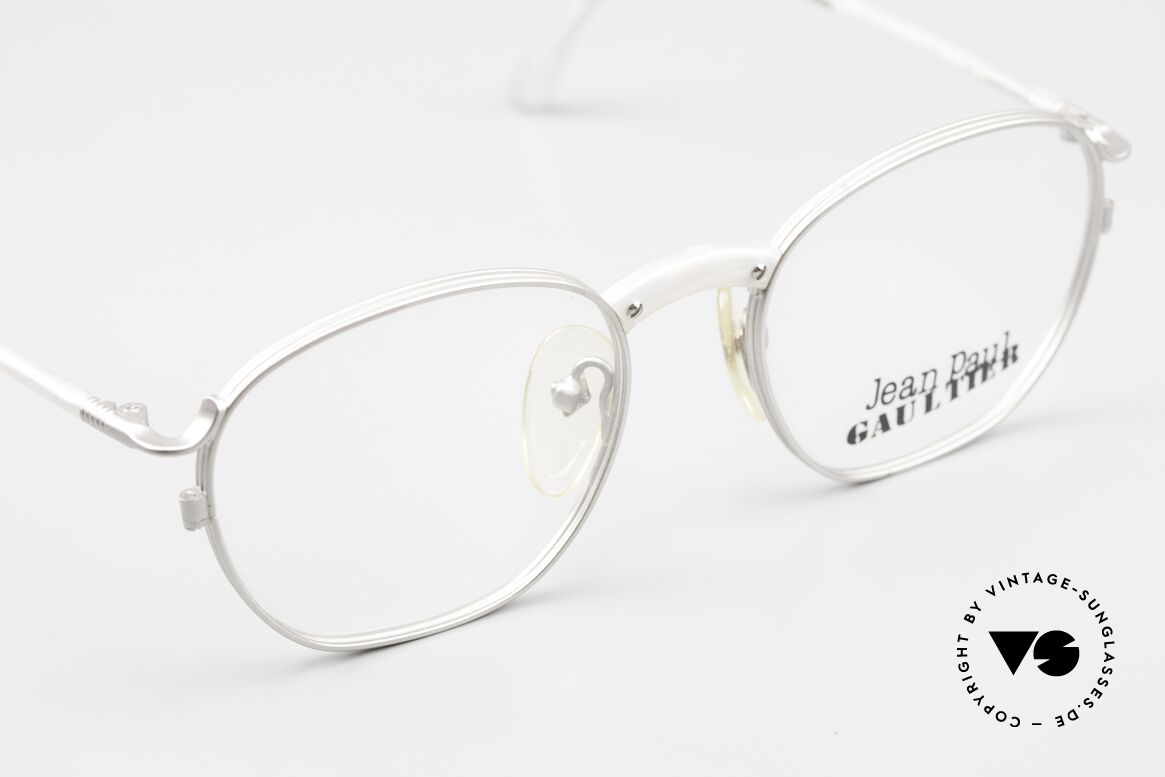 Jean Paul Gaultier 55-1271 High-End Titanium Rahmen, KEINE Retrobrillen-Mode; ein 30 Jahre altes ORIGINAL, Passend für Herren und Damen