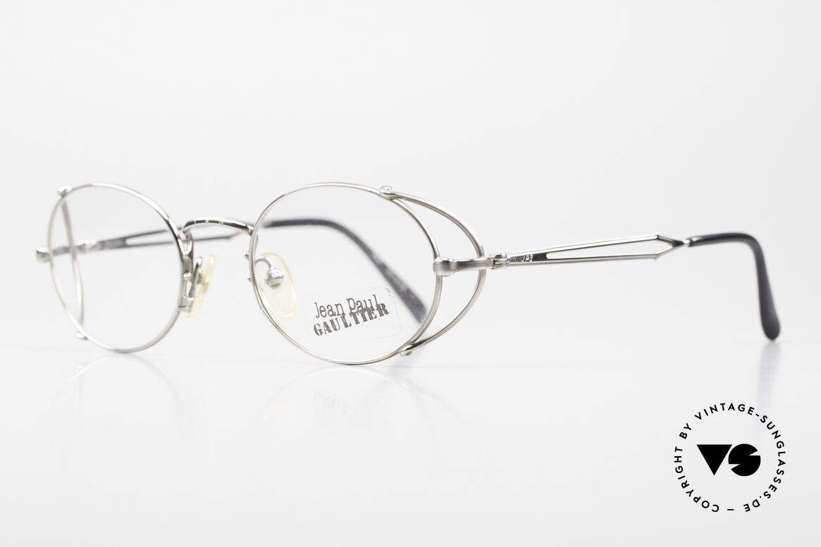 Jean Paul Gaultier 55-3175 Tupac Shakur 2Pac Brille, wie z.B. auf dem Album-Cover "Loyal to the Game", Passend für Herren