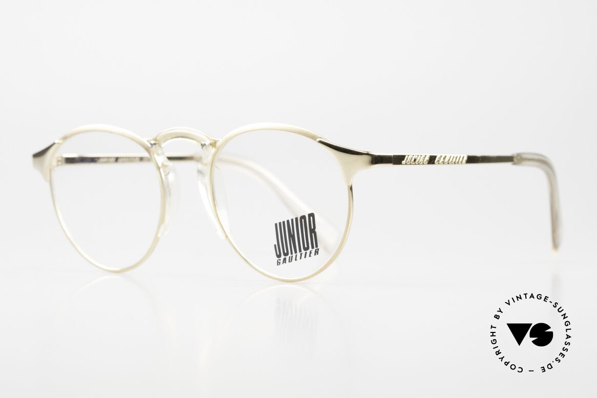 Jean Paul Gaultier 57-0174 90er Pantobrille Vergoldet, herausragende TOP-Qualität (muss man fühlen), Passend für Herren und Damen