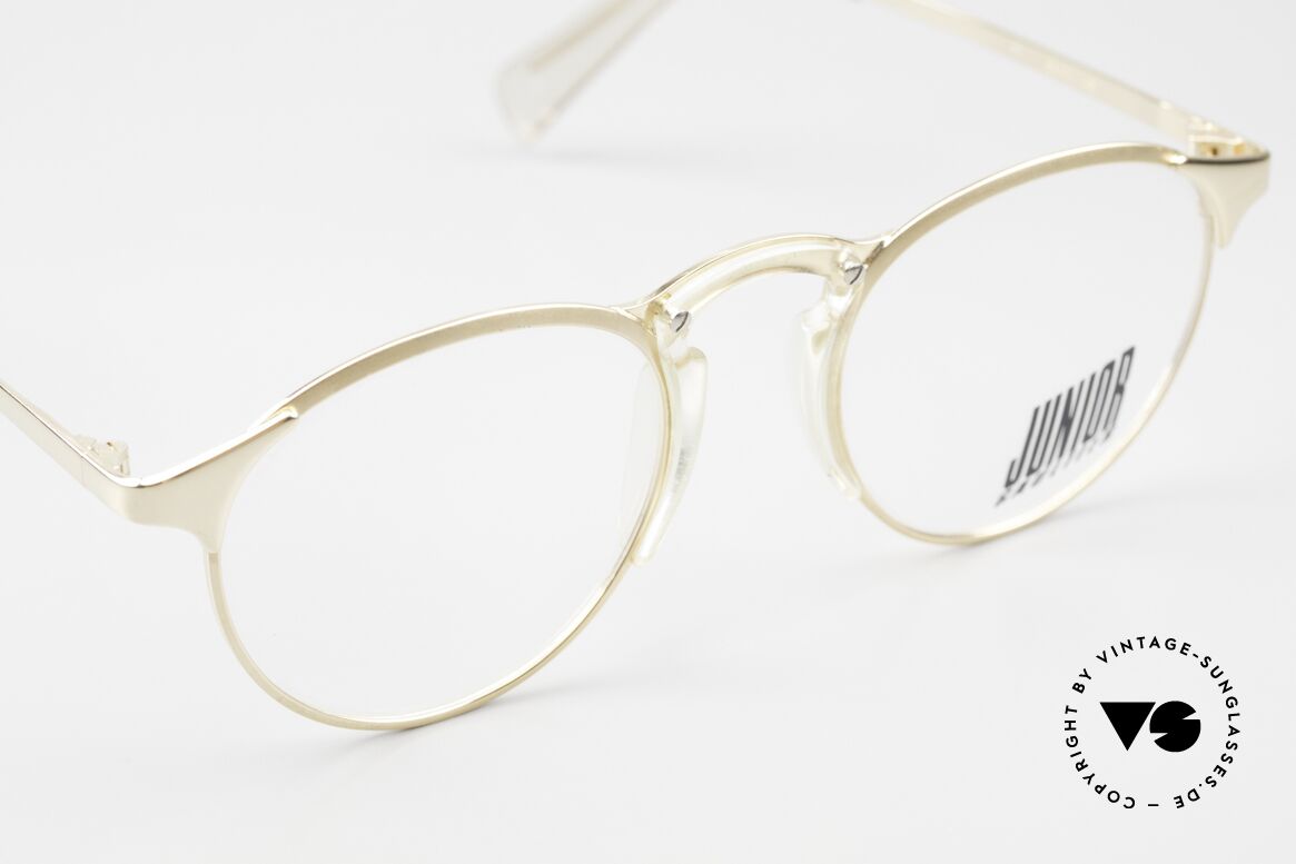 Jean Paul Gaultier 57-0174 90er Pantobrille Vergoldet, KEINE Retrobrille, sondern ein Original von 1997, Passend für Herren und Damen
