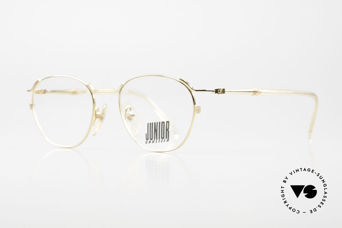 Jean Paul Gaultier 57-2276 Echte 90er Vintage Brille, dennoch mit subtilen Details (typisch für J.P.G.), Passend für Herren und Damen