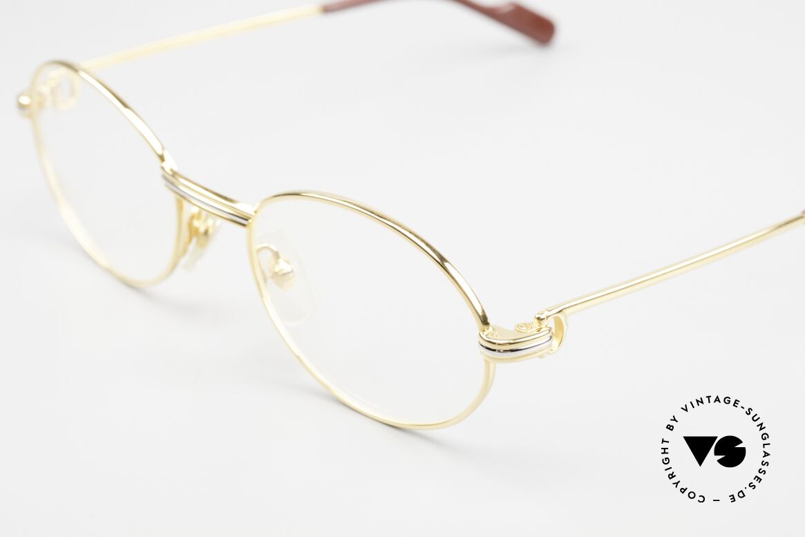 Cartier Saint Honore - S 22kt Vergoldete Fassung, KEINE Retrobrille; ein 25 Jahre altes Original, Rarität, Passend für Herren und Damen