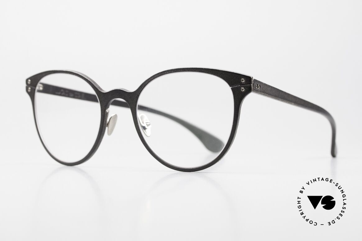 Lucas de Stael Minotaure Thin 05 Lederüberzogene Damenbrille, Luxusmodell mit Leder-Überzug (Connoisseur-Brille), Passend für Damen