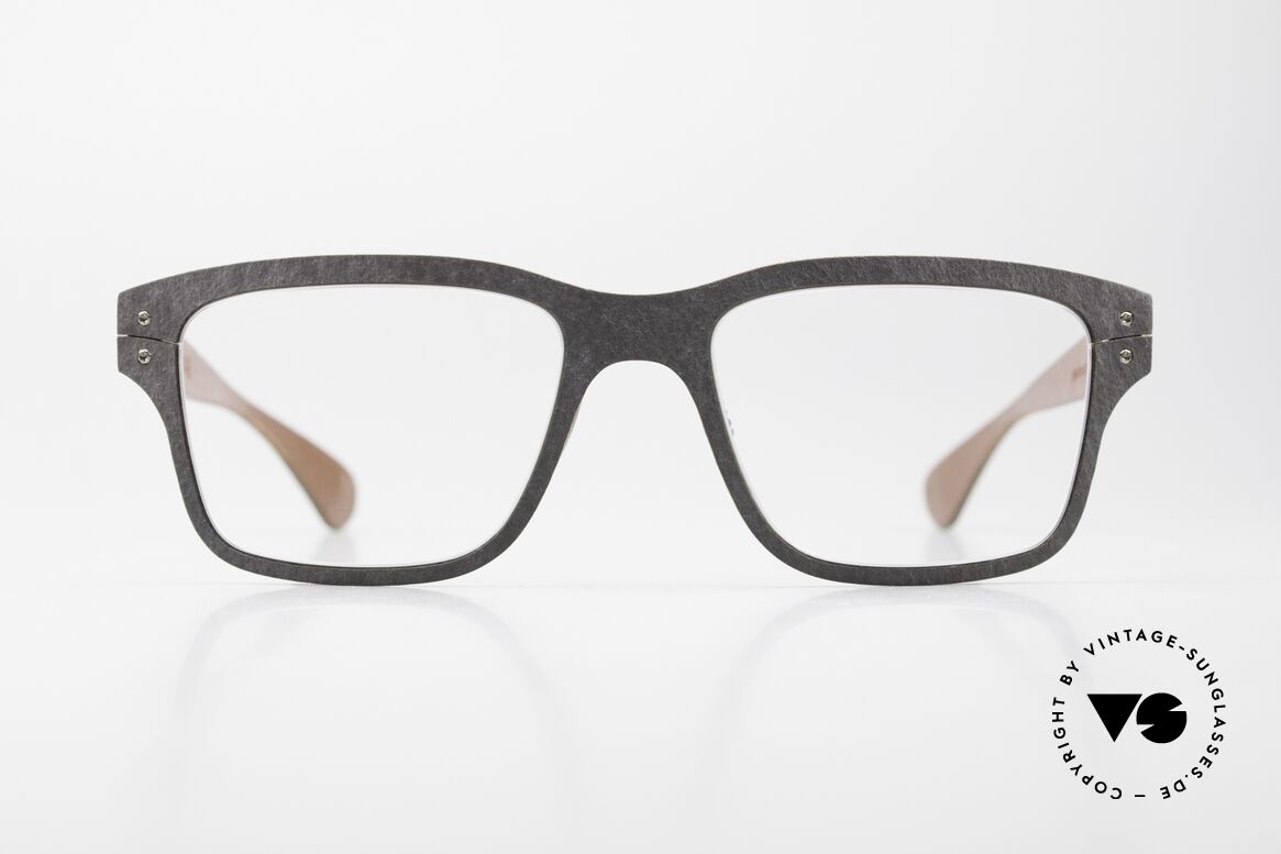 Lucas de Stael Stratus Thin 12 Luxusbrille Mit Lederüberzug, LUCAS de STAËL, Stratus Thin 12, Gr. 51/20, col. 04, Passend für Herren