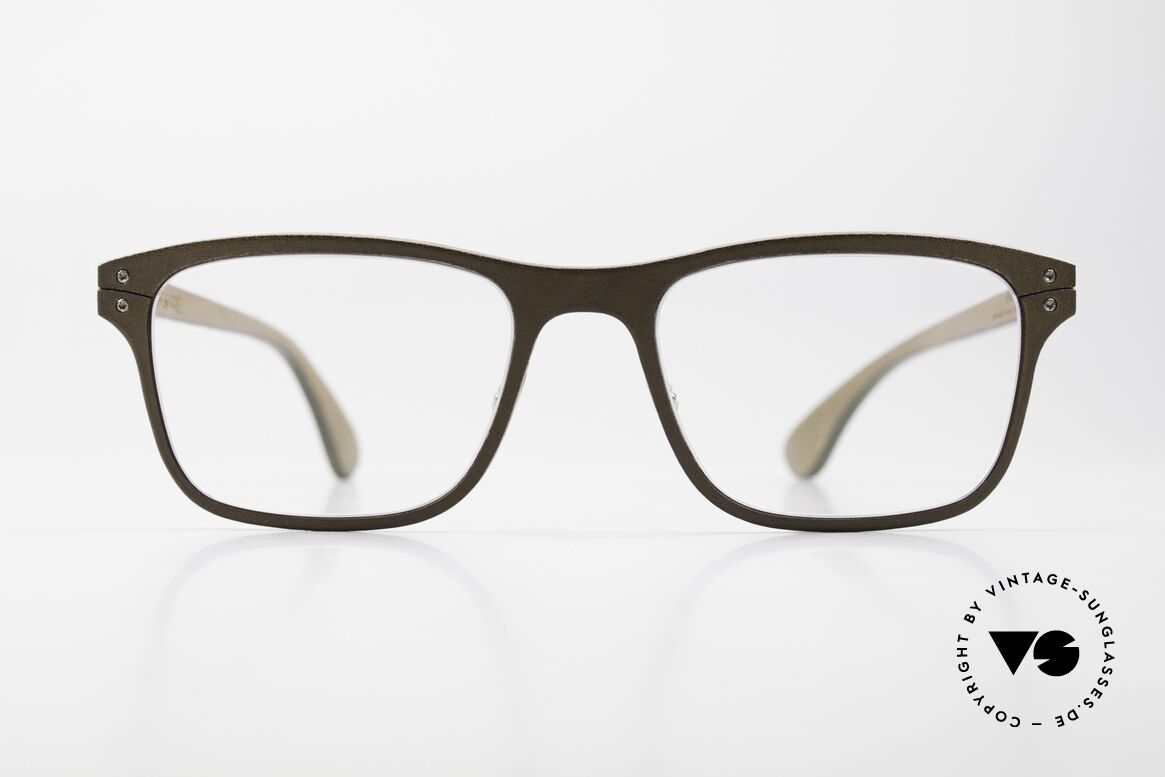 Lucas de Stael Minotaure Thin 02 Herrenbrille Mit Leder, LUCAS de STAËL, Minotaure MT02, Gr. 51/20, col 20, Passend für Herren