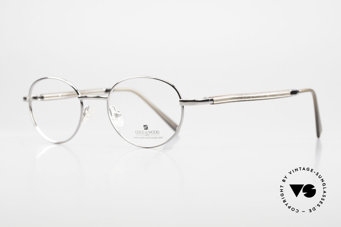 Gold & Wood 409 Luxus Holzbrille Platinum, Eleganz und Zeitlosigkeit prägen diese Kollektion, Passend für Herren und Damen