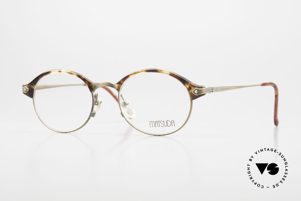 Matsuda 2831 Alte Made in Japan Qualität, Panto vintage Brille von Matsuda aus den frühen 90ern, Passend für Herren und Damen