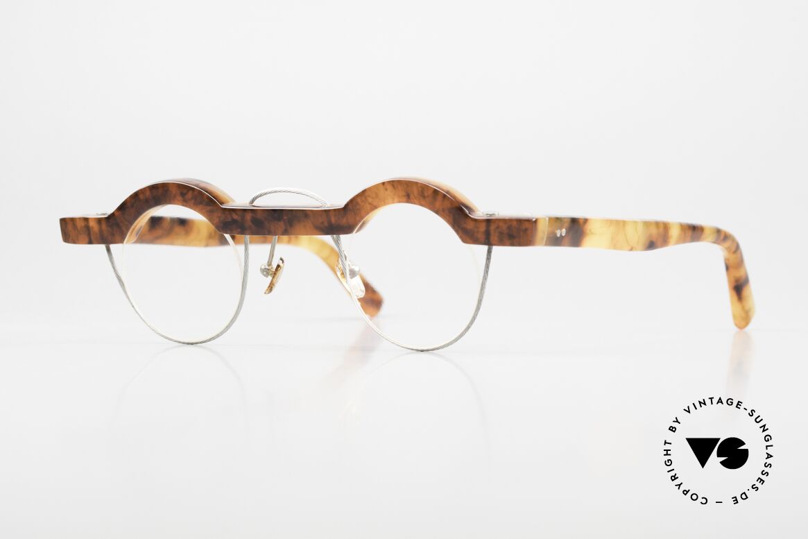 Bauhaus Brille Alte Brille Im Bauhaus Stil, einzigartige VINTAGE Brillenfassung im BAUHAUS-Stil, Passend für Herren und Damen