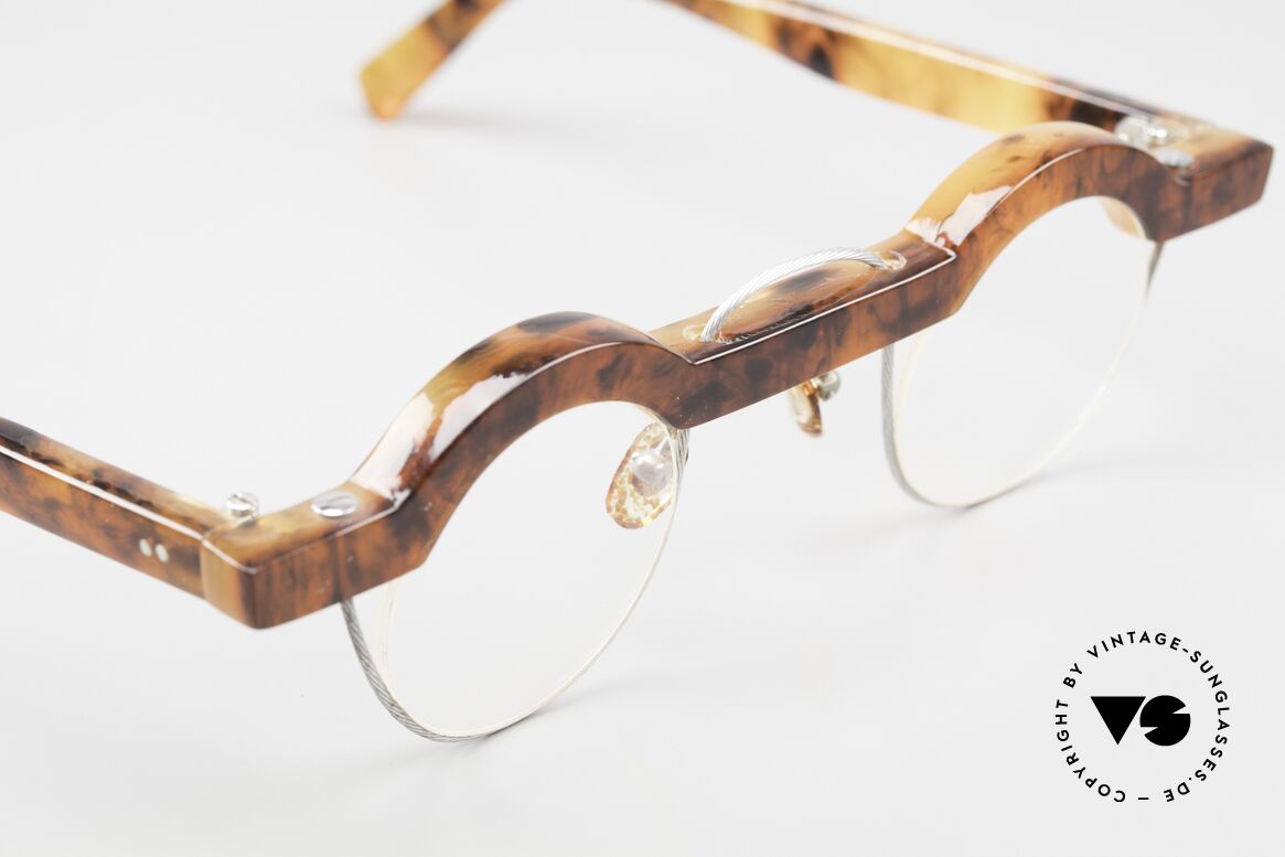 Bauhaus Brille Alte Brille Im Bauhaus Stil, ungetragenes Exemplar für Damen und Herren zugleich, Passend für Herren und Damen