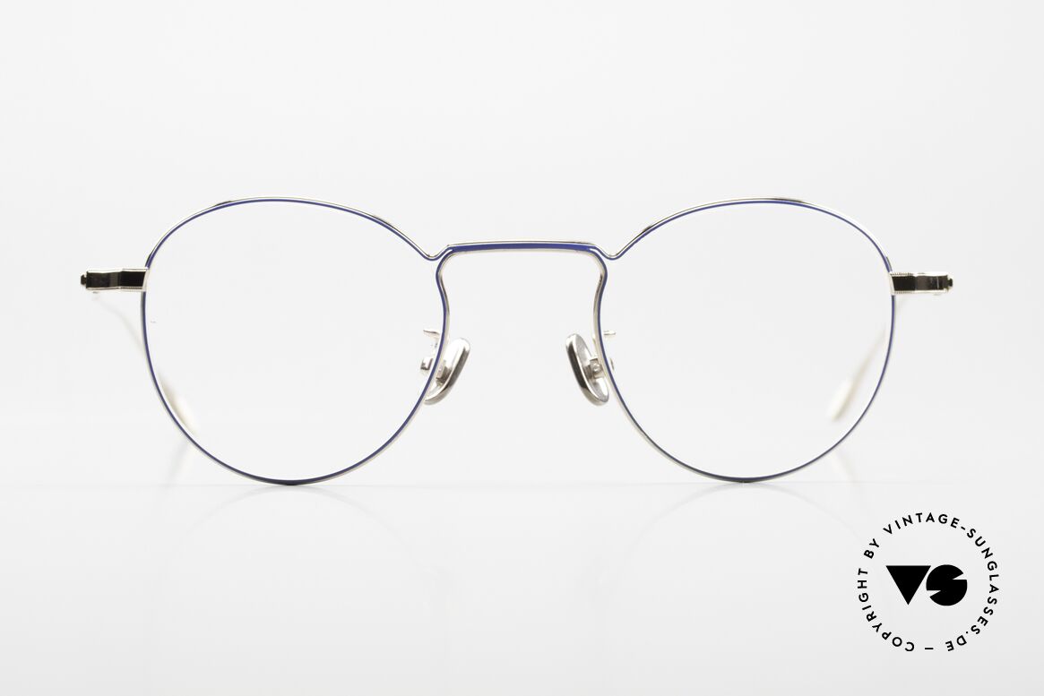 Yuichi Toyama Marcel Minimalistische Panto Brille, puristische Designer-Brille aus ß-Titanium; unisex, Passend für Herren und Damen