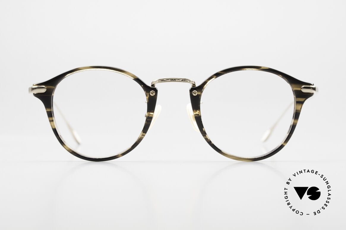 USh by Yuichi Toyama Sean High-End Designerbrille Panto, Panto Designer-Brille aus ß-beta-Titanium; Herren, Passend für Herren und Damen
