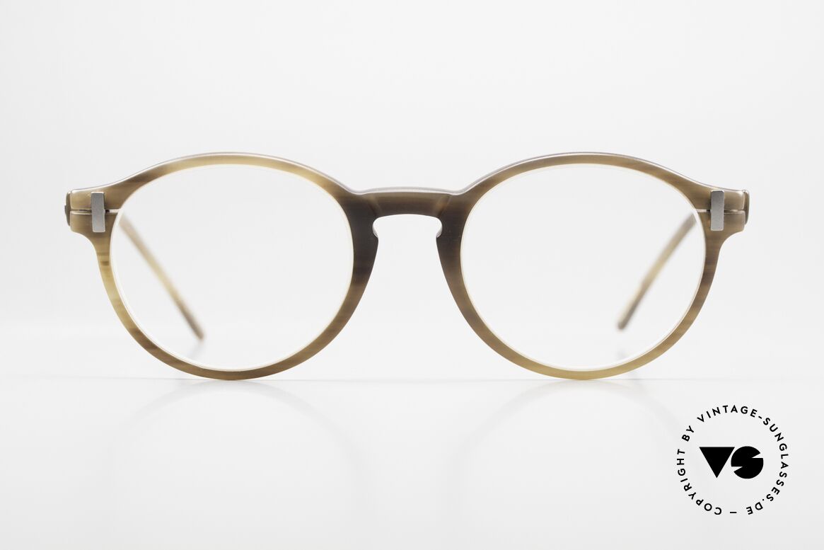 Hoffmann V7441 Understatement Luxusbrille, Hoffmann Natural Eyewear V7441 H40 matt GunM F04, Passend für Herren und Damen