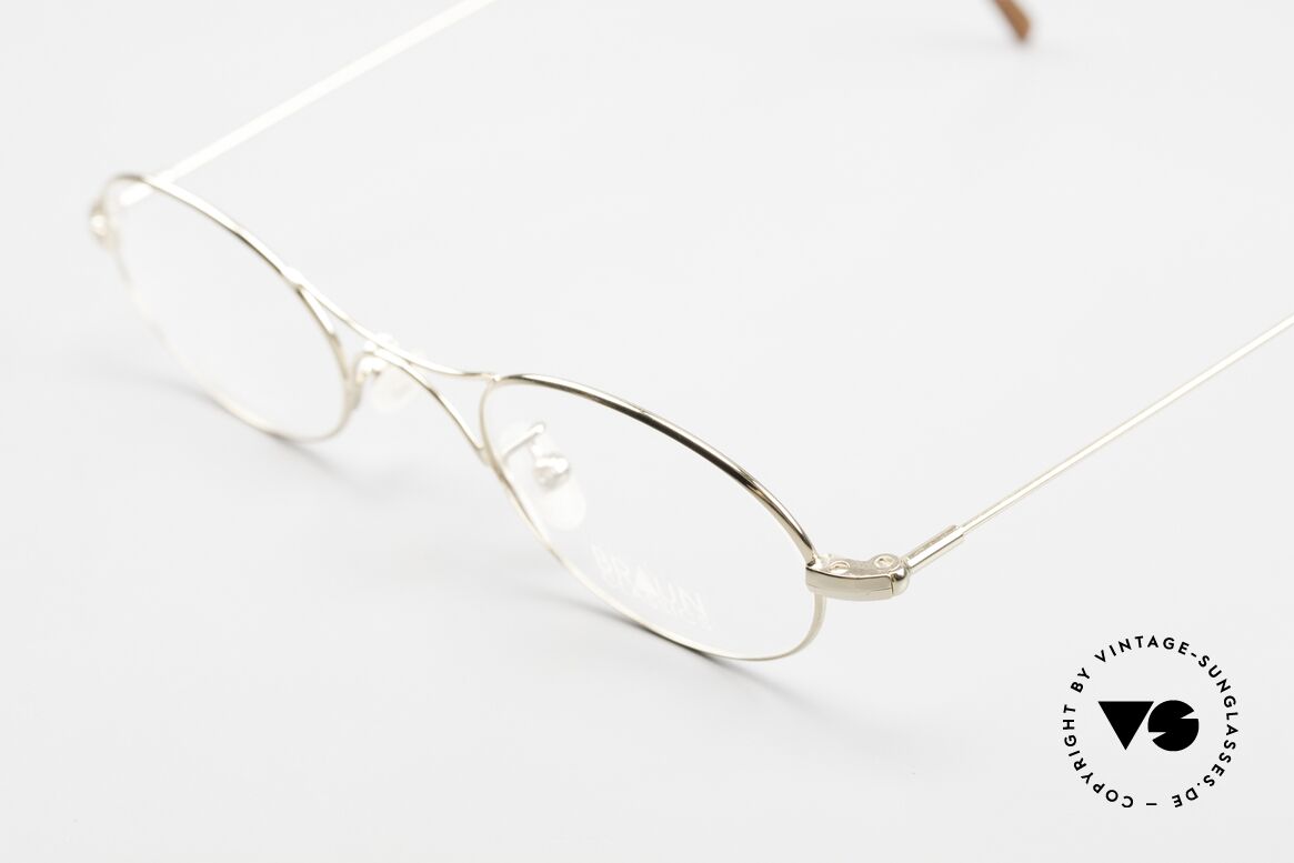 Braun Classics 201 Style Schubertbrille, zeitlos in Form und Qualität (vergoldete Fassung), Passend für Herren und Damen