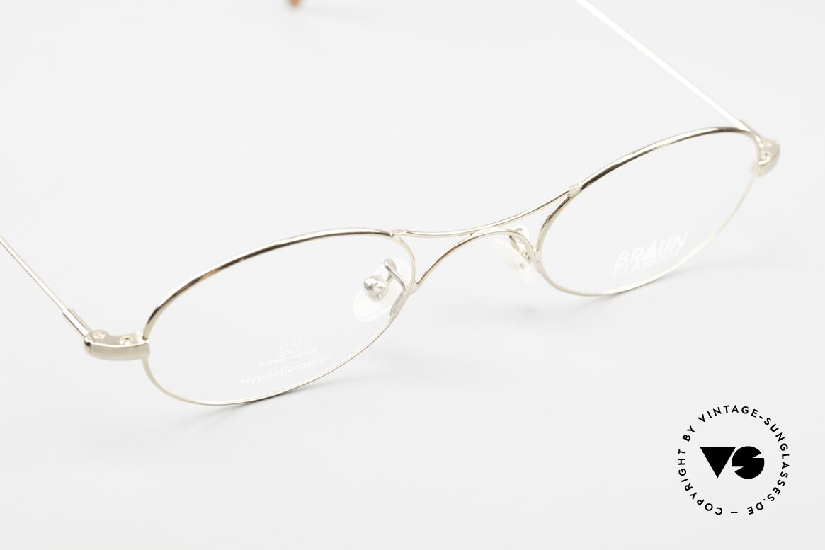 Braun Classics 201 Style Schubertbrille, ungetragenes Modell mit orig. Etui & Verpackung, Passend für Herren und Damen