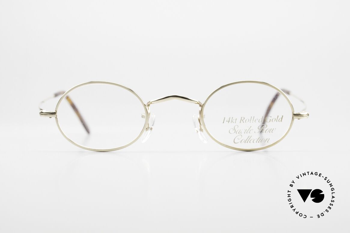 Savile Row Oval 38/24 14k Rolled Gold Rahmen, Oval 38/24: der absolute Klassiker von Savile Row, Passend für Herren und Damen