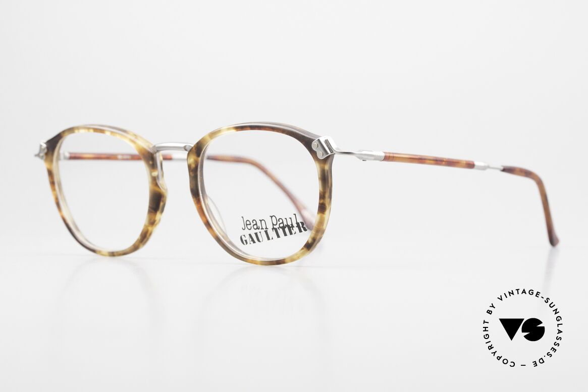 Jean Paul Gaultier 55-1272 Alte Vintage Brille No Retro, Rahmenteile sind hochwertig vernietet oder geschraubt, Passend für Herren und Damen