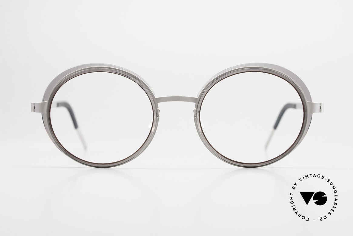 Lindberg 9732 Strip Titanium Damenbrille Designer Rund, Modell 9732, T407, Größe 49/20, Bügel 135, Color 05, Passend für Damen