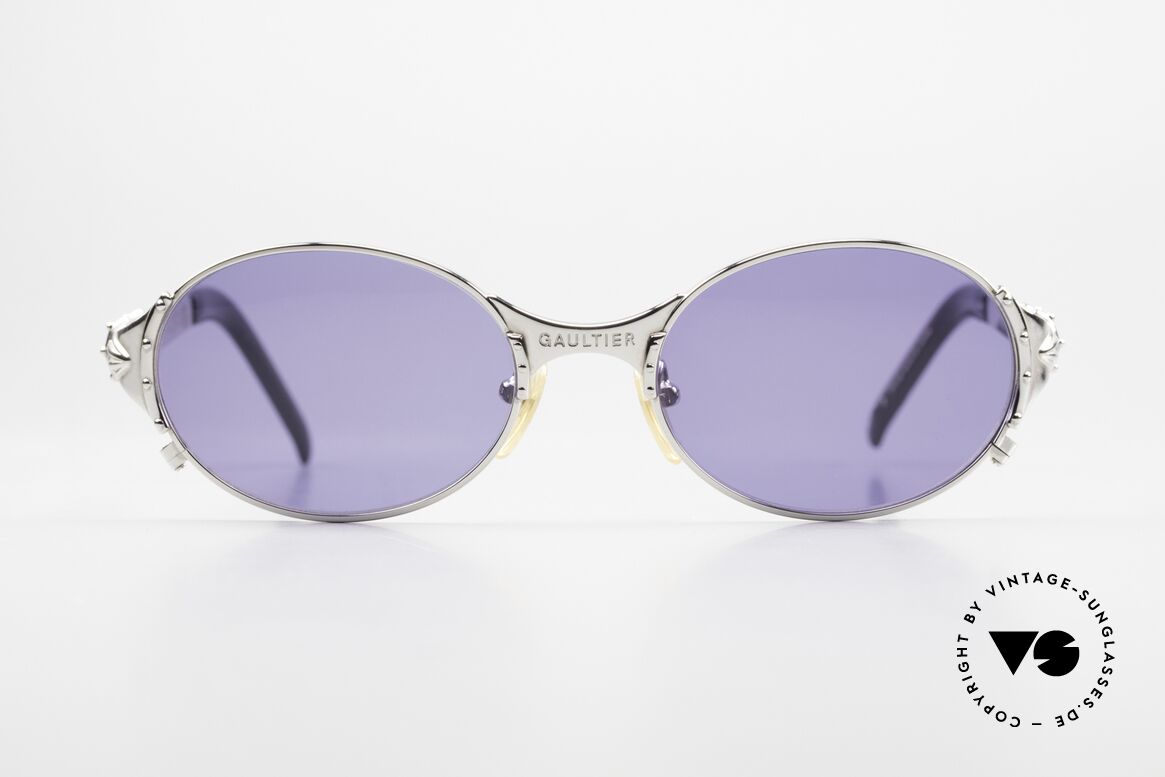 Jean Paul Gaultier 56-5106 Designer Sonnenbrille 1997, 90er Jahre Jean Paul Gaultier Designersonnenbrille, Passend für Herren und Damen