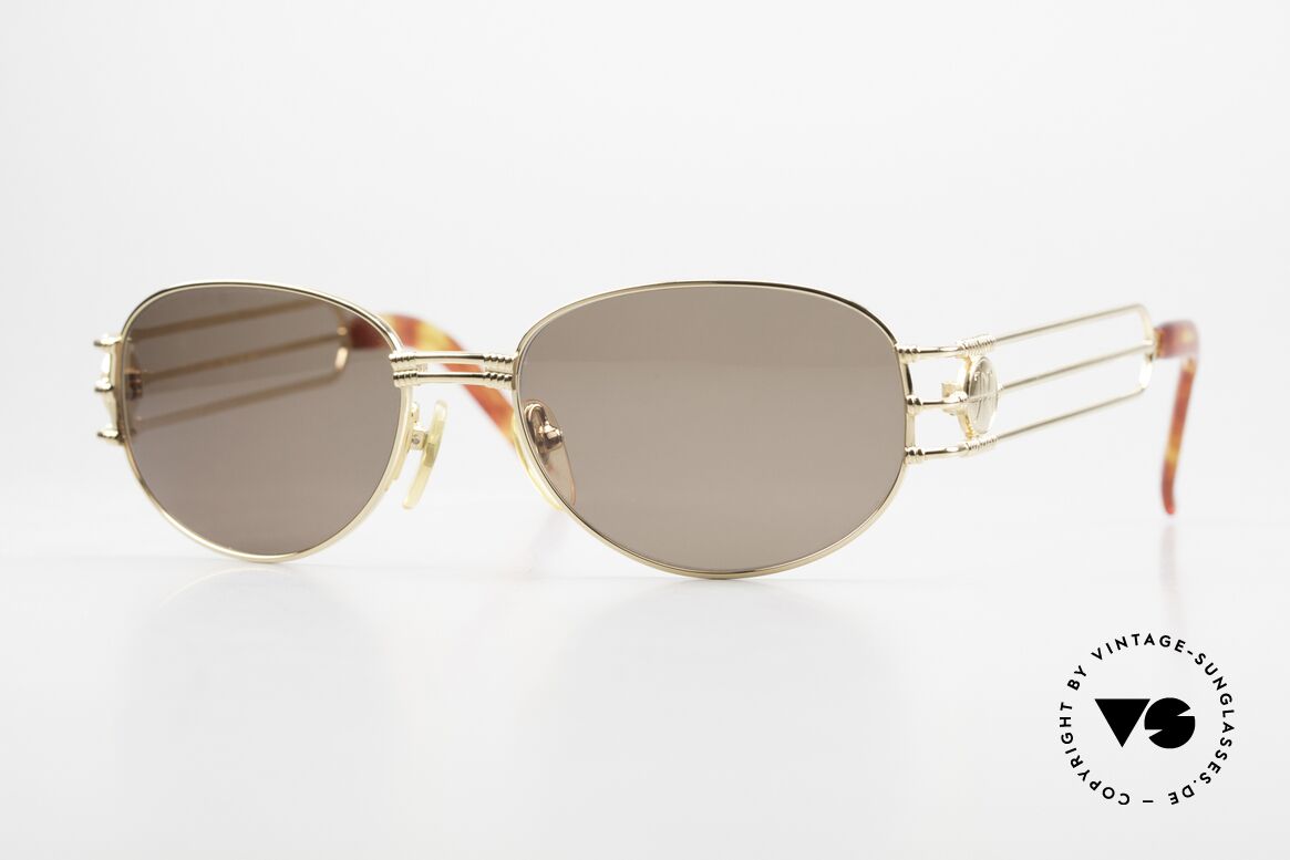 Jean Paul Gaultier 58-5108 Steampunk 90er Sonnenbrille, edle Jean Paul GAULTIER 90er Designer-Sonnenbrille, Passend für Herren und Damen