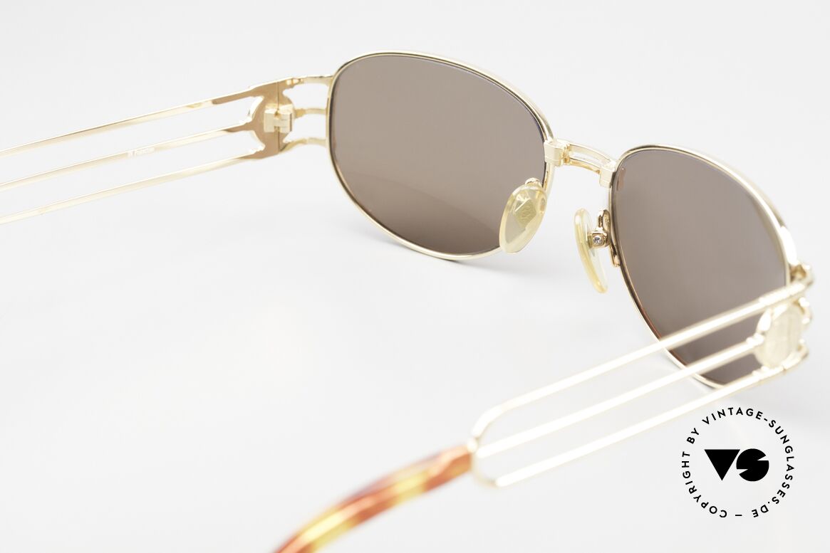 Jean Paul Gaultier 58-5108 Steampunk 90er Sonnenbrille, Größe: medium, Passend für Herren und Damen