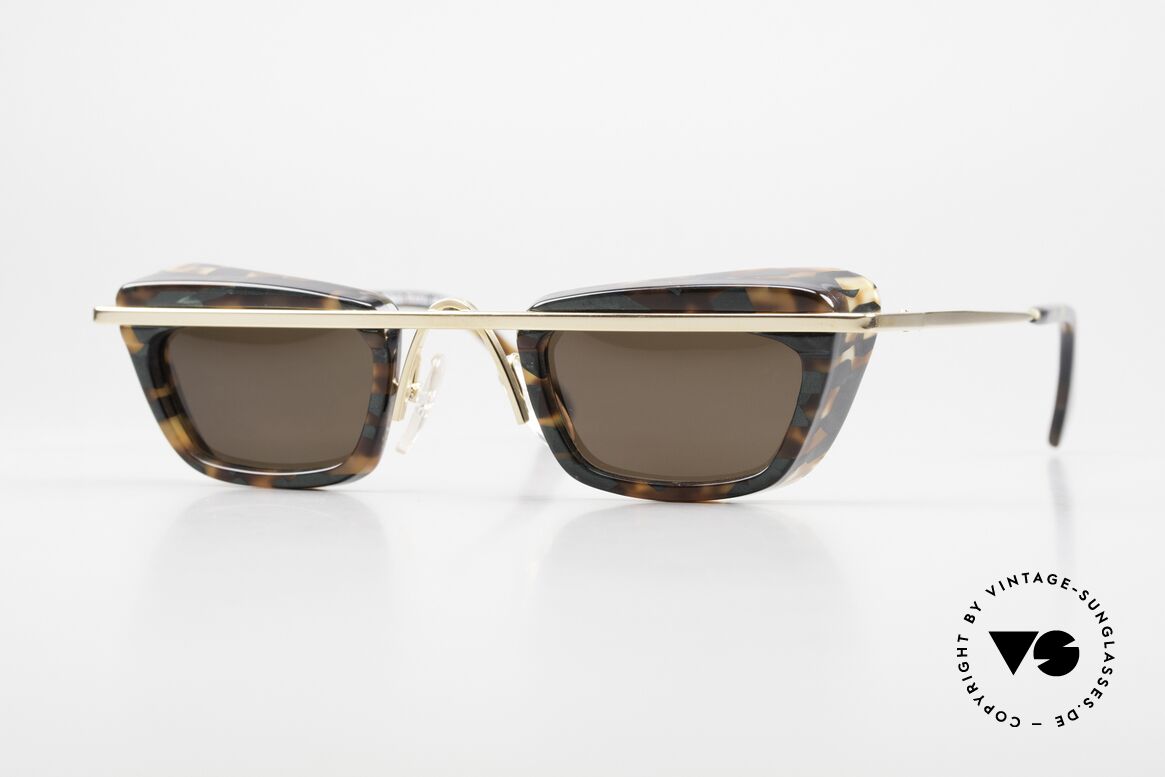 Alain Mikli 4103 / 623 90er Designer Sonnenbrille, seltene vintage Designersonnenbrille von Alain Mikli, Passend für Damen