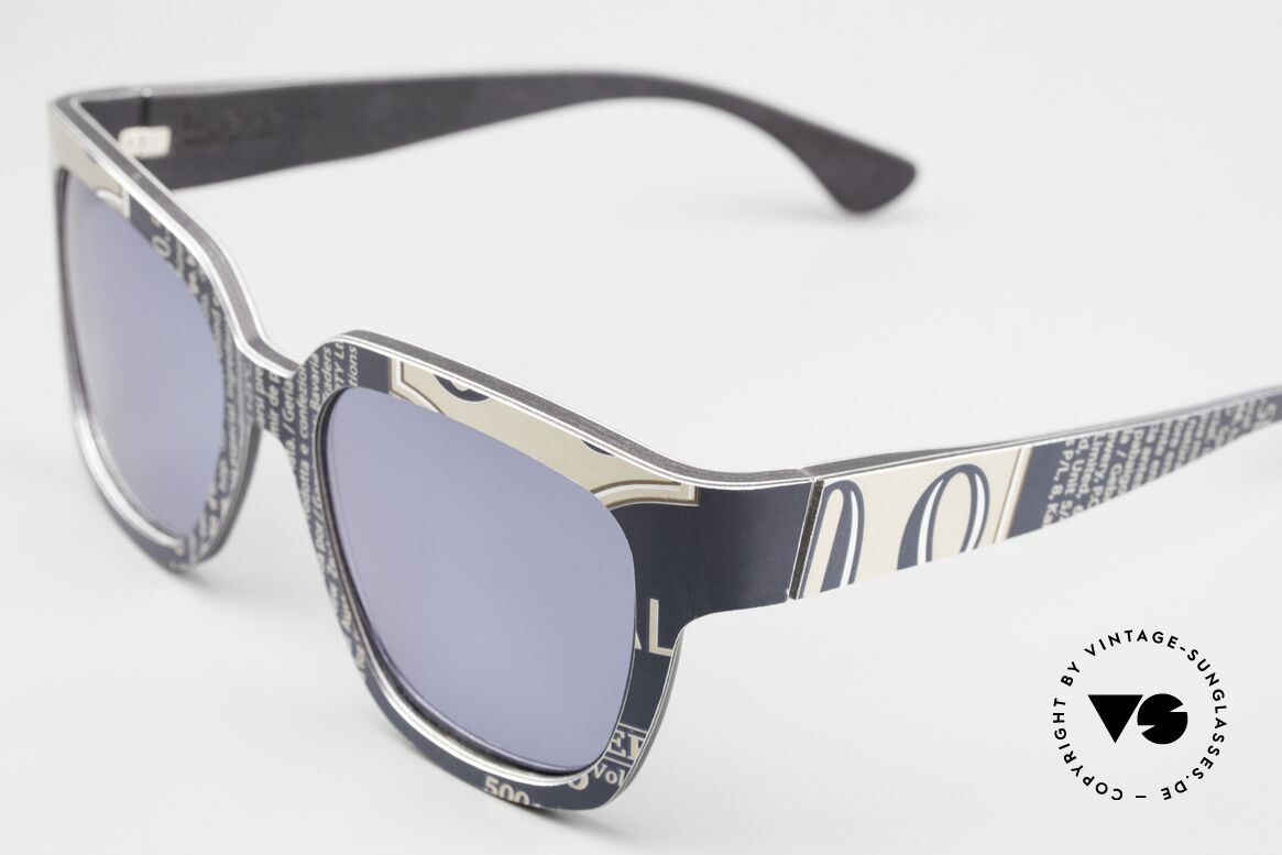 W-Eye YS102 Holzbrille aus Italien, ein Unikat - dank der verwendeten Naturmaterialien, Passend für Herren und Damen