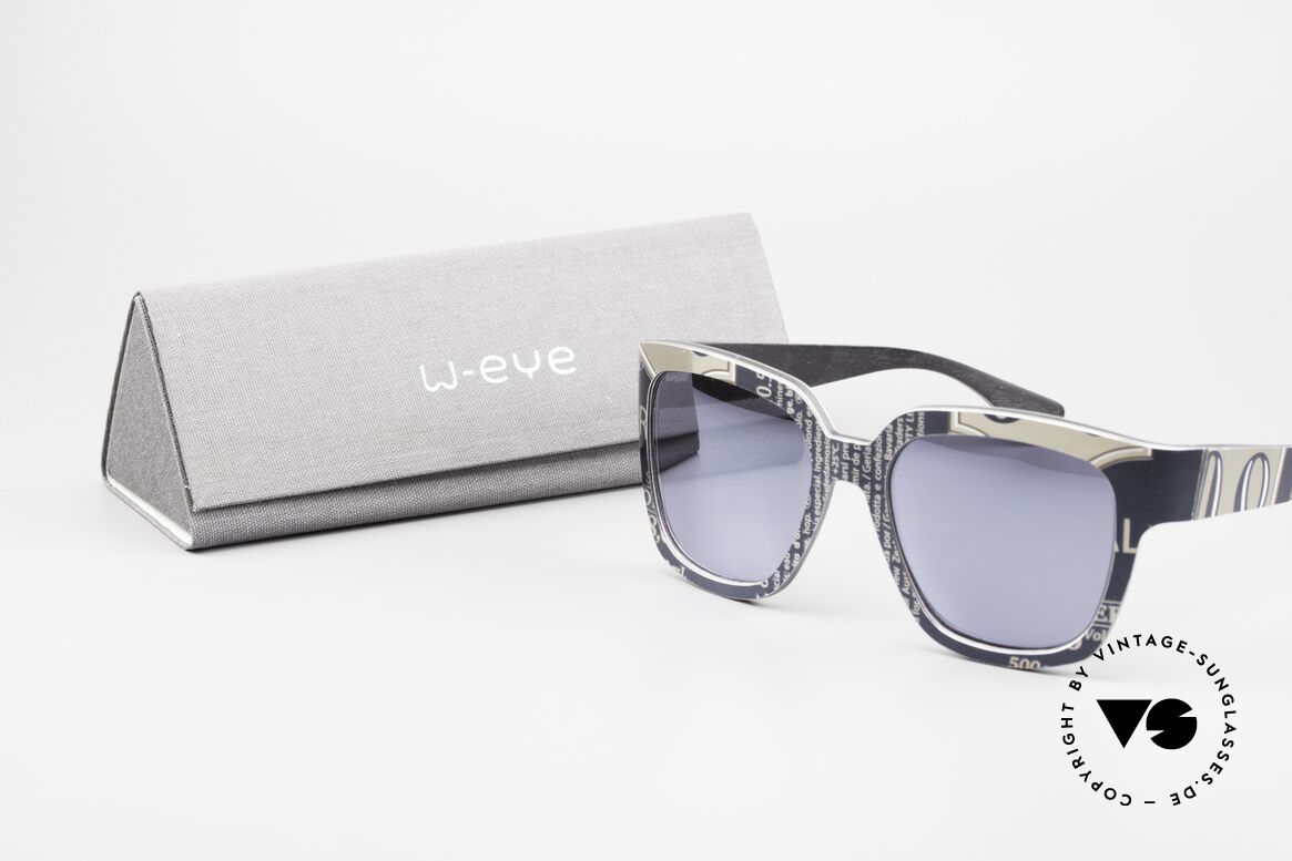 W-Eye YS102 Holzbrille aus Italien, Größe: medium, Passend für Herren und Damen