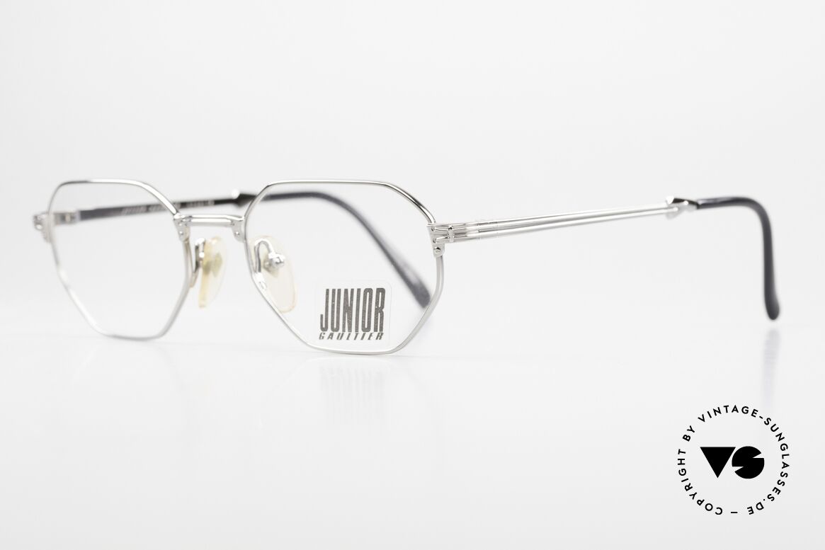 Jean Paul Gaultier 57-4174 Leichte Titan Vintage Brille, Top Verarbeitung & Tragekomfort, made in Japan, Passend für Herren und Damen