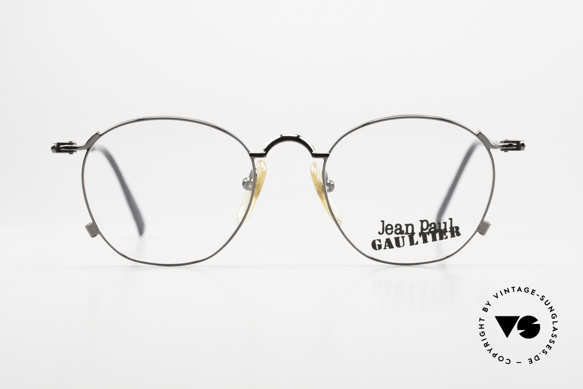Jean Paul Gaultier 55-0171 High-End Vintage Brille, Designerbrille von Jean Paul Gaultier von ca. 1998, Passend für Herren