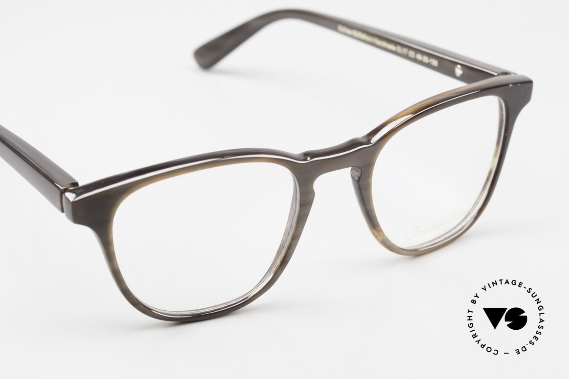 Freddie Wood CL17 Luxusbrille Made in Germany, ungetragenes Exemplar aus der 2016er Kollektion, Passend für Herren und Damen