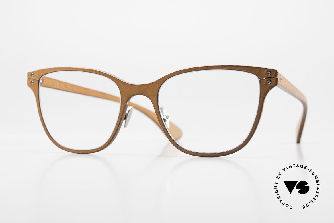Lucas de Stael Minotaure Thin 04 Damenbrille Mit Leder, LUCAS de STAËL, Minotaure MT04, Gr. 50/19, col 24, Passend für Damen