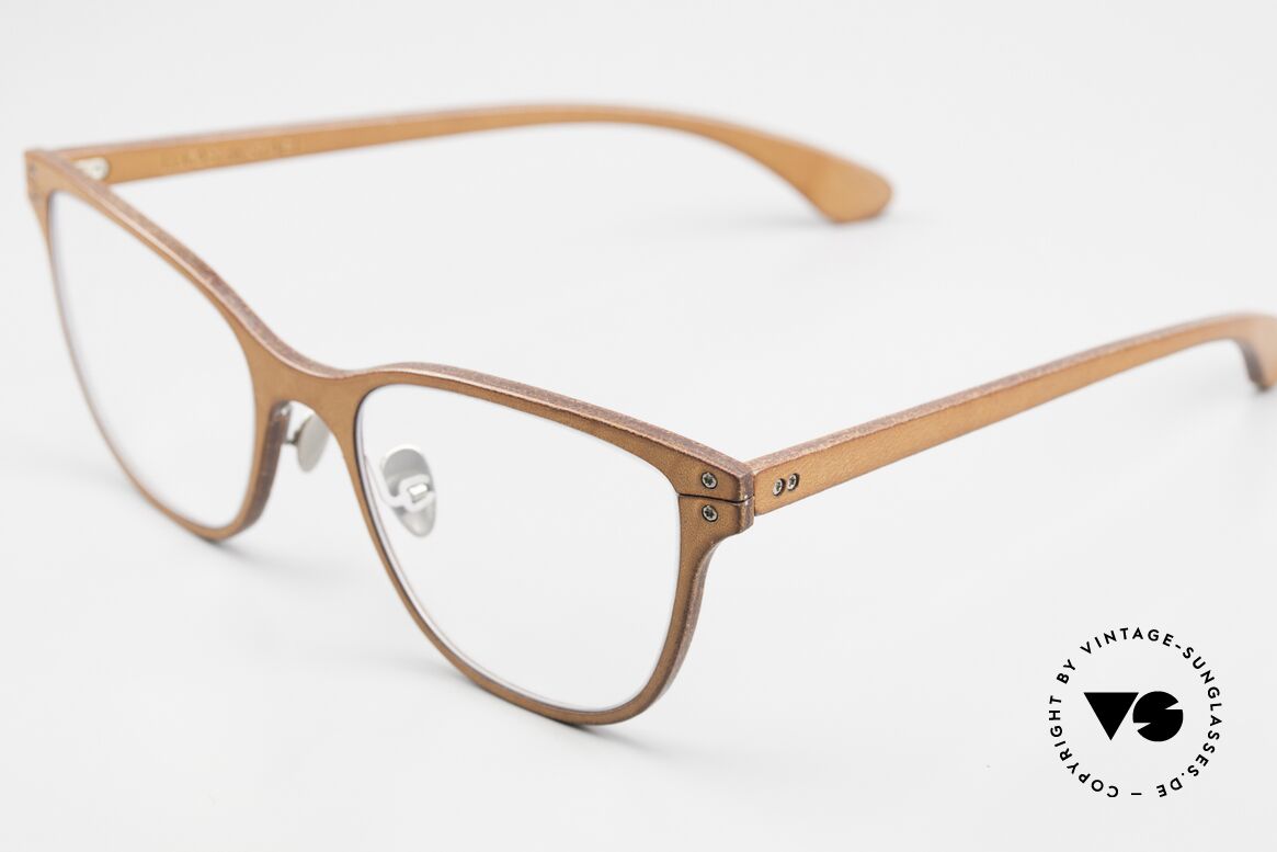 Lucas de Stael Minotaure Thin 04 Damenbrille Mit Leder, Minotaure Collection mit adjustierbaren Nasenstegen, Passend für Damen