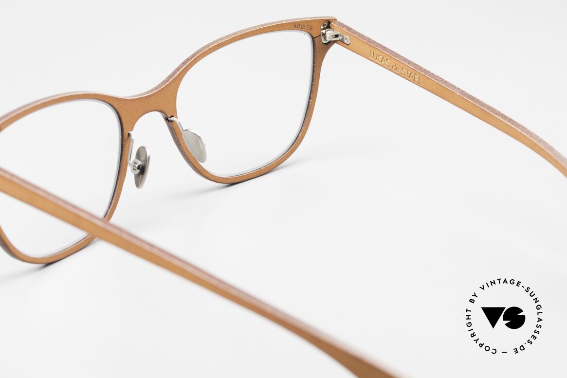 Lucas de Stael Minotaure Thin 04 Damenbrille Mit Leder, Größe: small, Passend für Damen