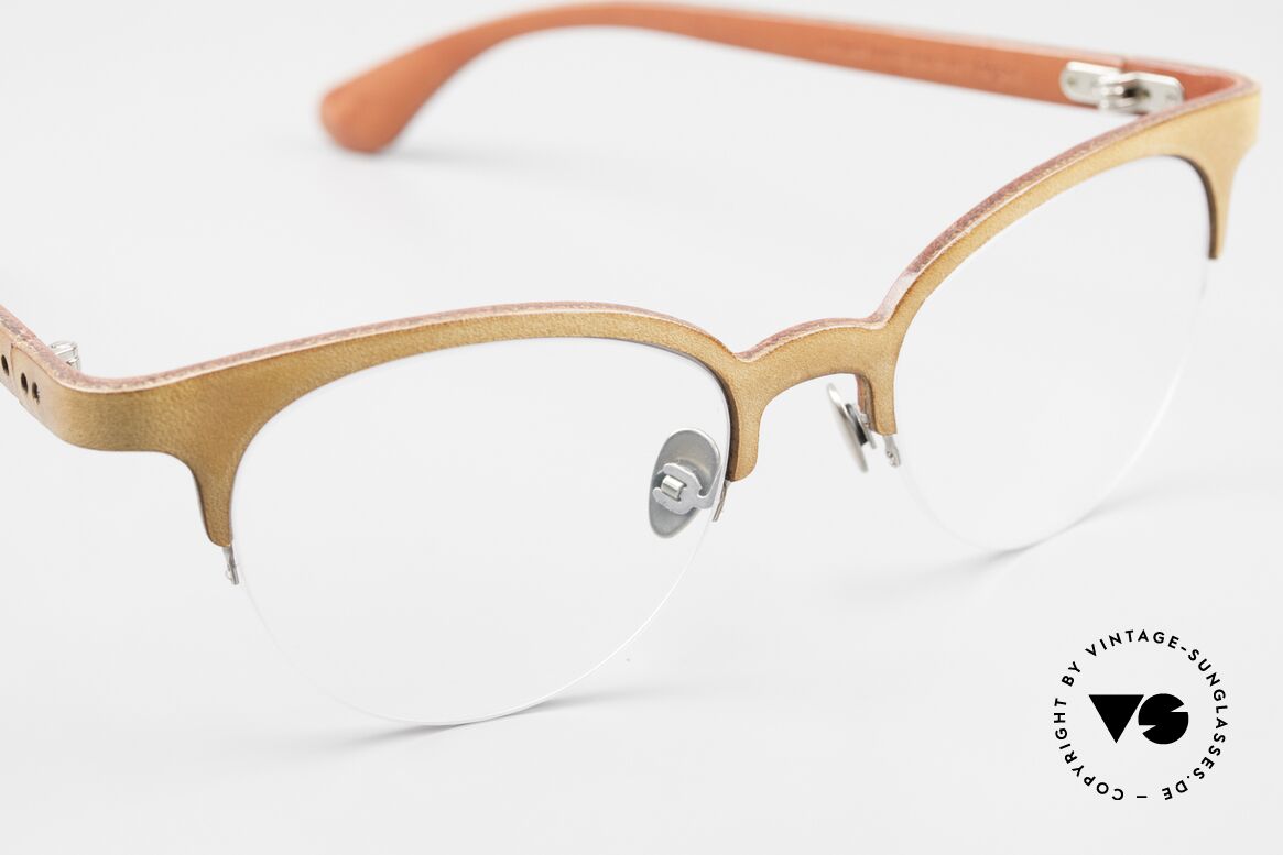 Lucas de Stael Pégase Nylor 12 Nylor-Brille Lederüberzug, ungetragen von 2019; Lieferung in einem de Staël Etui, Passend für Damen