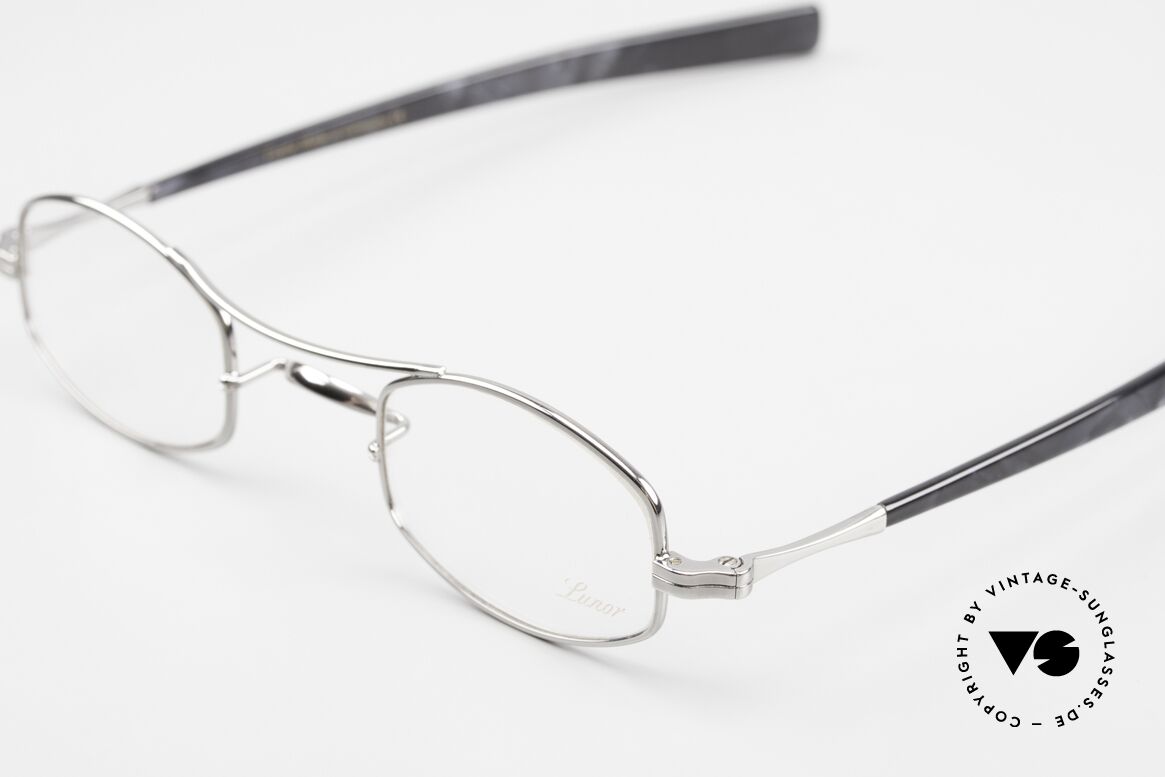 Lunor II A 16 Platin-Plattierte 90er Brille, LUNOR ist ein deutsches Traditionsunternehmen ..., Passend für Herren und Damen