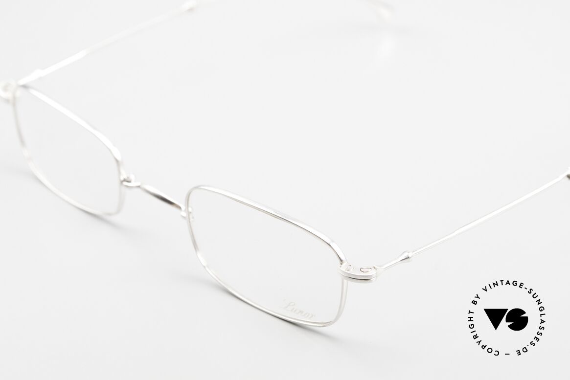 Lunor XXV Folding 01 Faltbare Eckige Brille Unisex, hier das Lese-Faltmodell der "XXV"-Serie von 2011, Passend für Herren und Damen